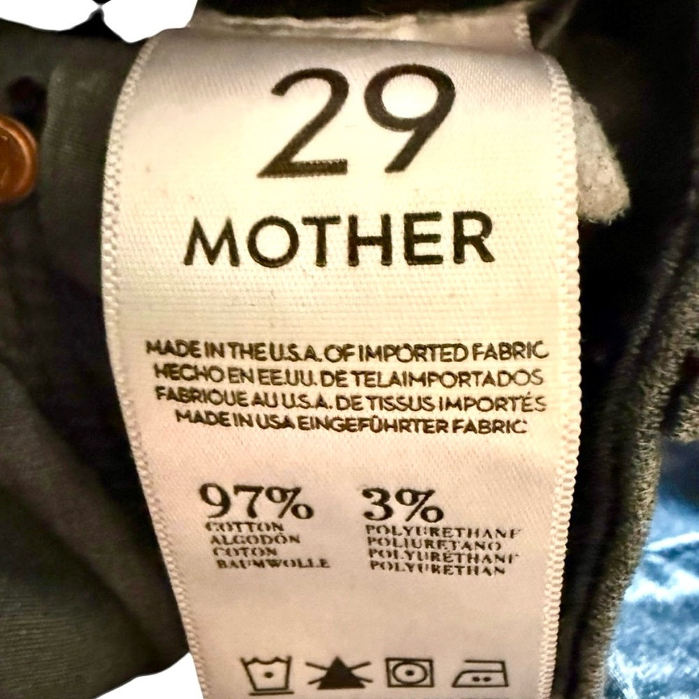 MOTHER The Wilder Love Potion Number 9 Dark Wash Flare Leg Jeans Size 29 - Picture 8 of 8